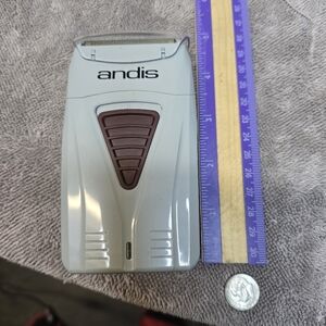 Andis Electric Shaver in Gray and Maroon
